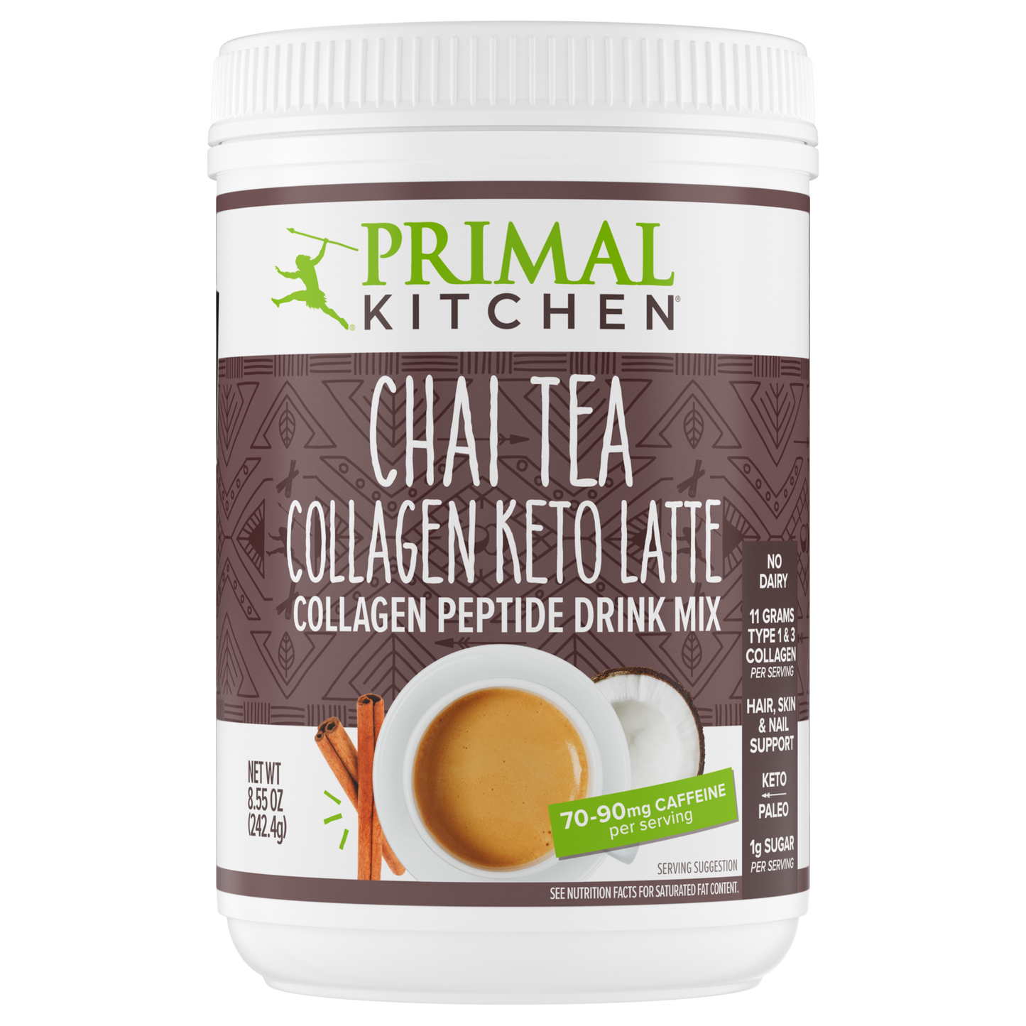 Chai‌ ‌Tea‌ ‌Collagen‌ ‌Keto‌ ‌Latte‌ Drink Mix - 8.5 oz