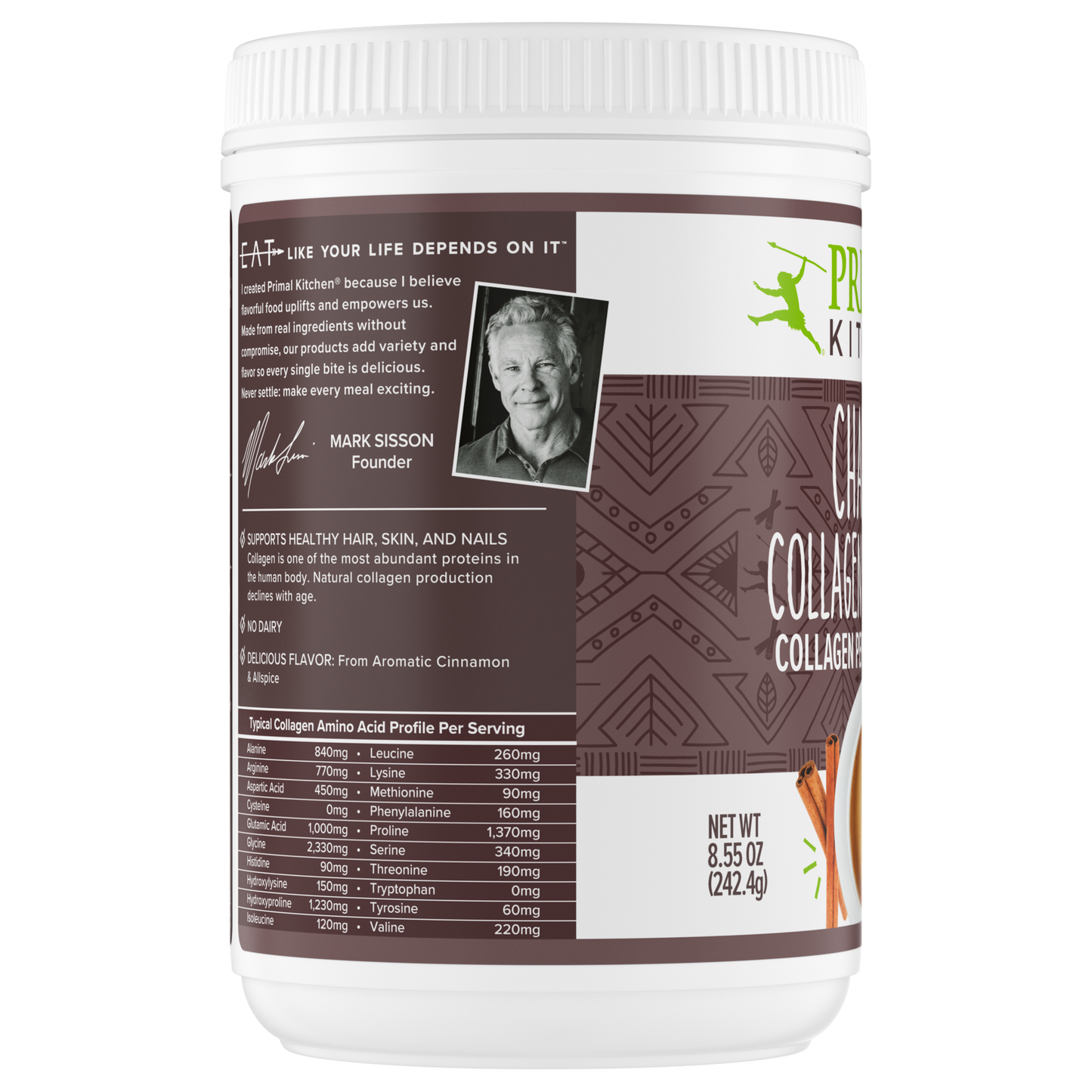Chai‌ ‌Tea‌ ‌Collagen‌ ‌Keto‌ ‌Latte‌ Drink Mix - 8.5 oz